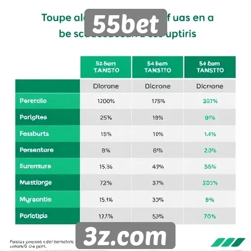 Comparativo de bônus no 55bet e concorrentes