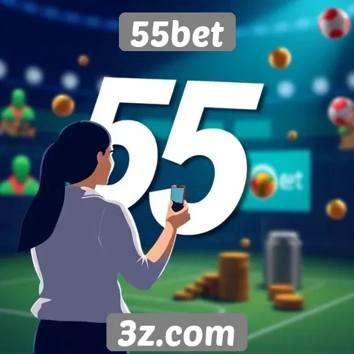 Avaliação da experiência do usuário na 55bet